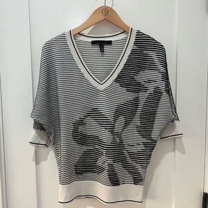 White House Black Market Ribbed Dolman Sleeve Sweater